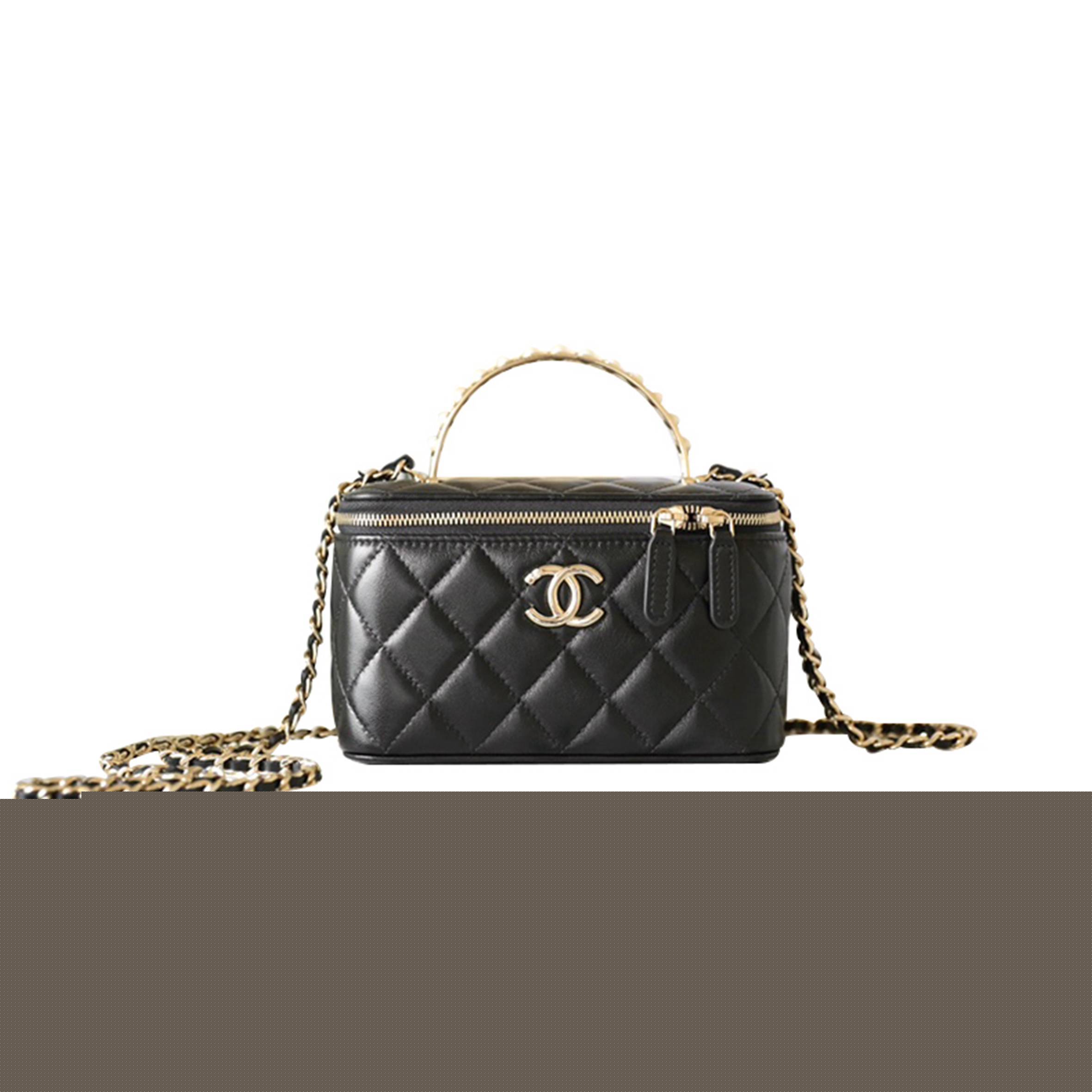 Ch*el master chain 24s black clutch  ap3956 (17*9.5*7.8cm)